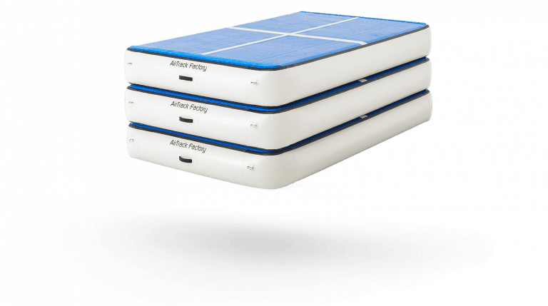 Inflatable vaulting box blue AirBox