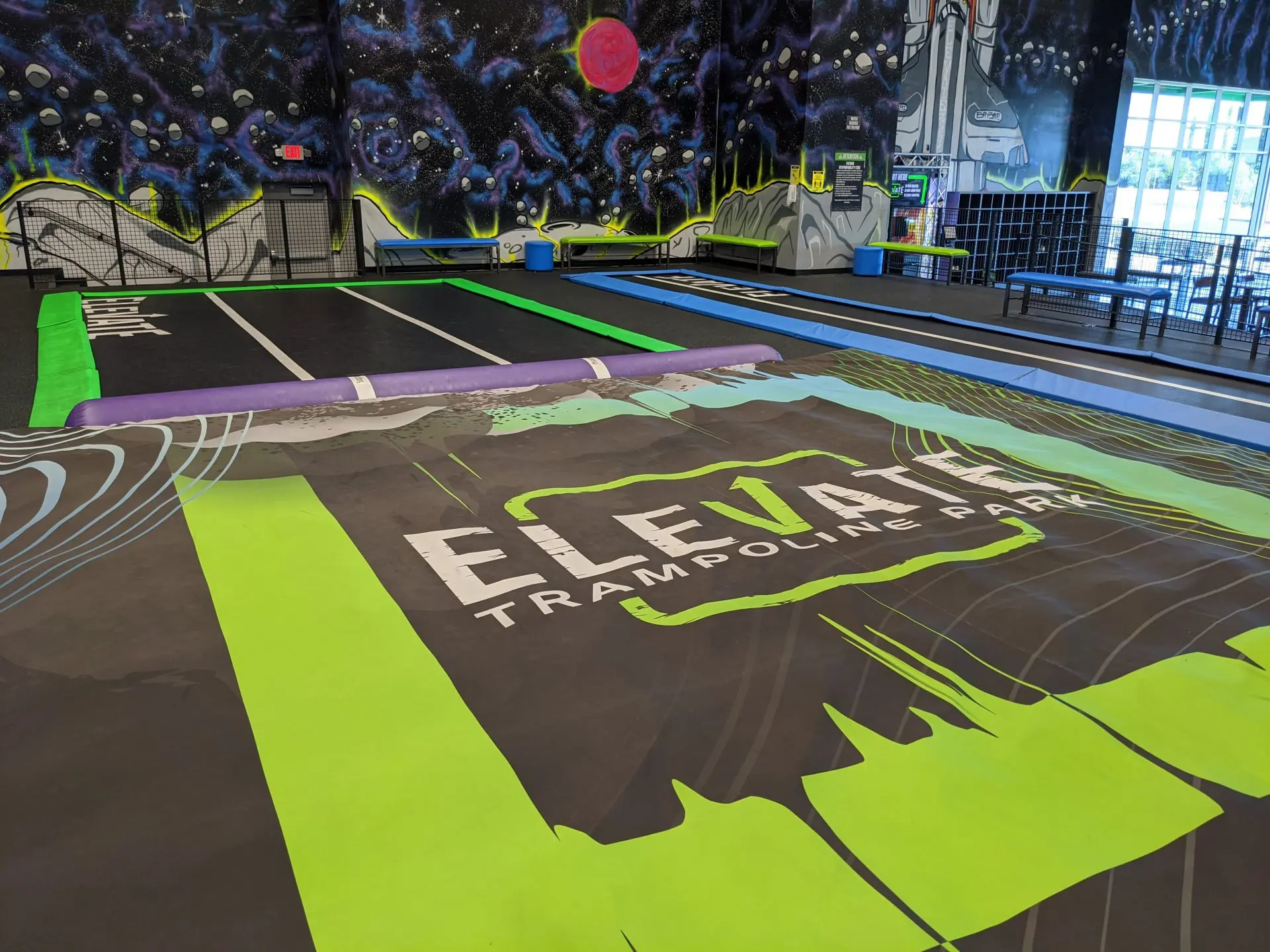 Elevate Trampoline Park AirBag AirTrick