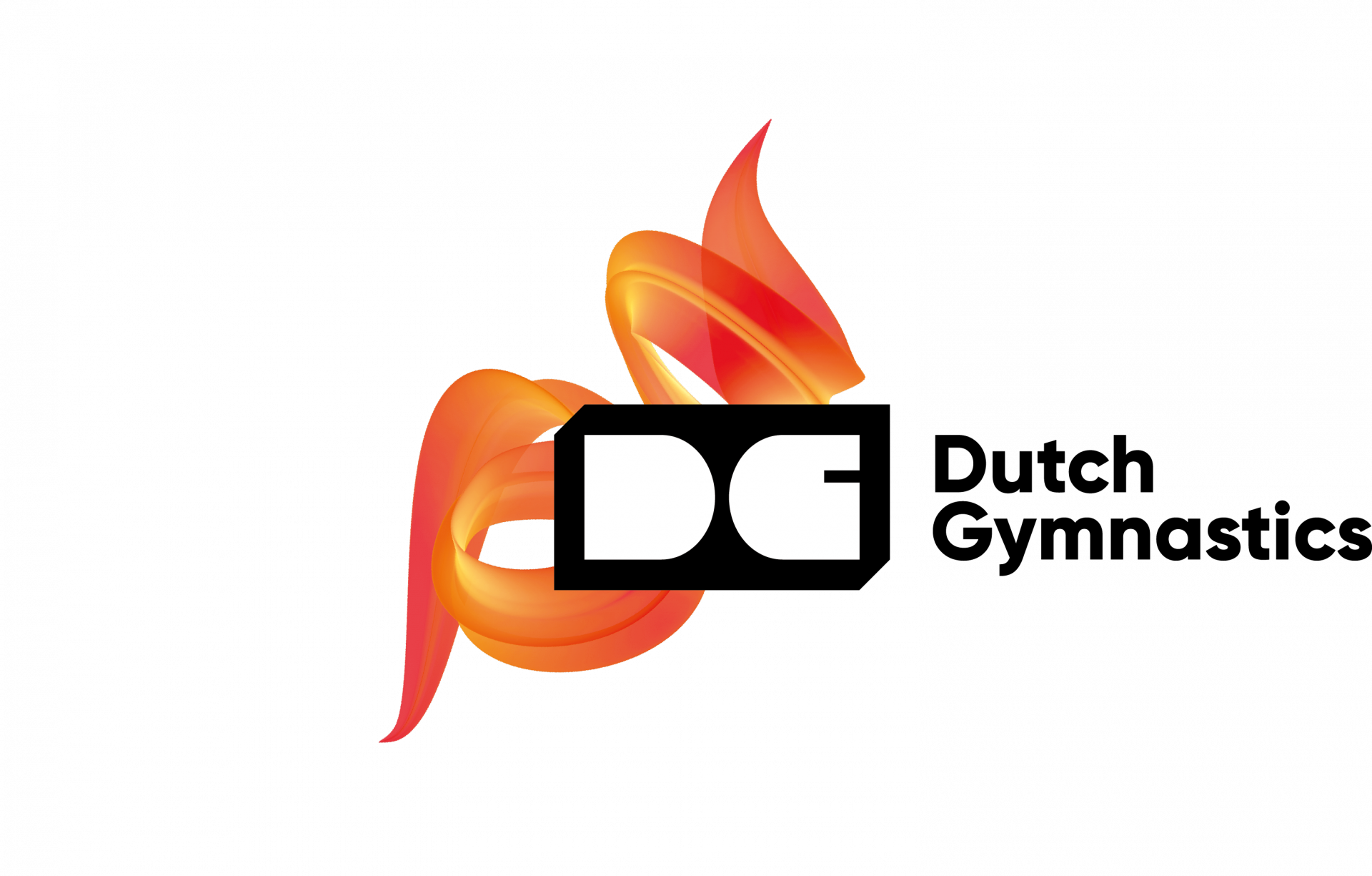 Logo DG tekst zwart