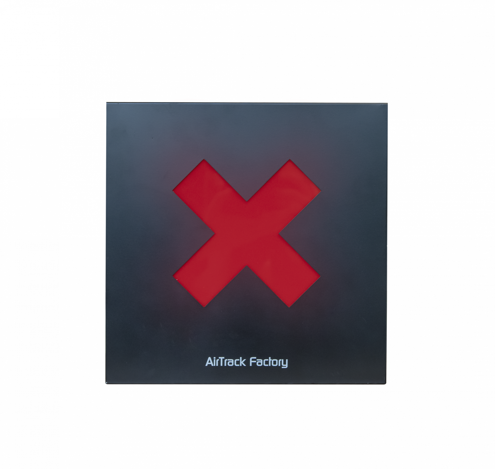Visual alarm for AirBags with a red cross